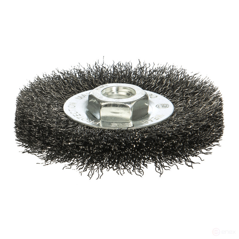 Щетка 497 нерж. диск гофр для УШМ D115 мм М14*2 уп. 1/60шт