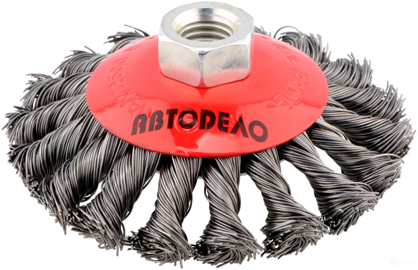 Cleaning brush for ear flat D-100mm M14*2 twisted Avtodor 44027