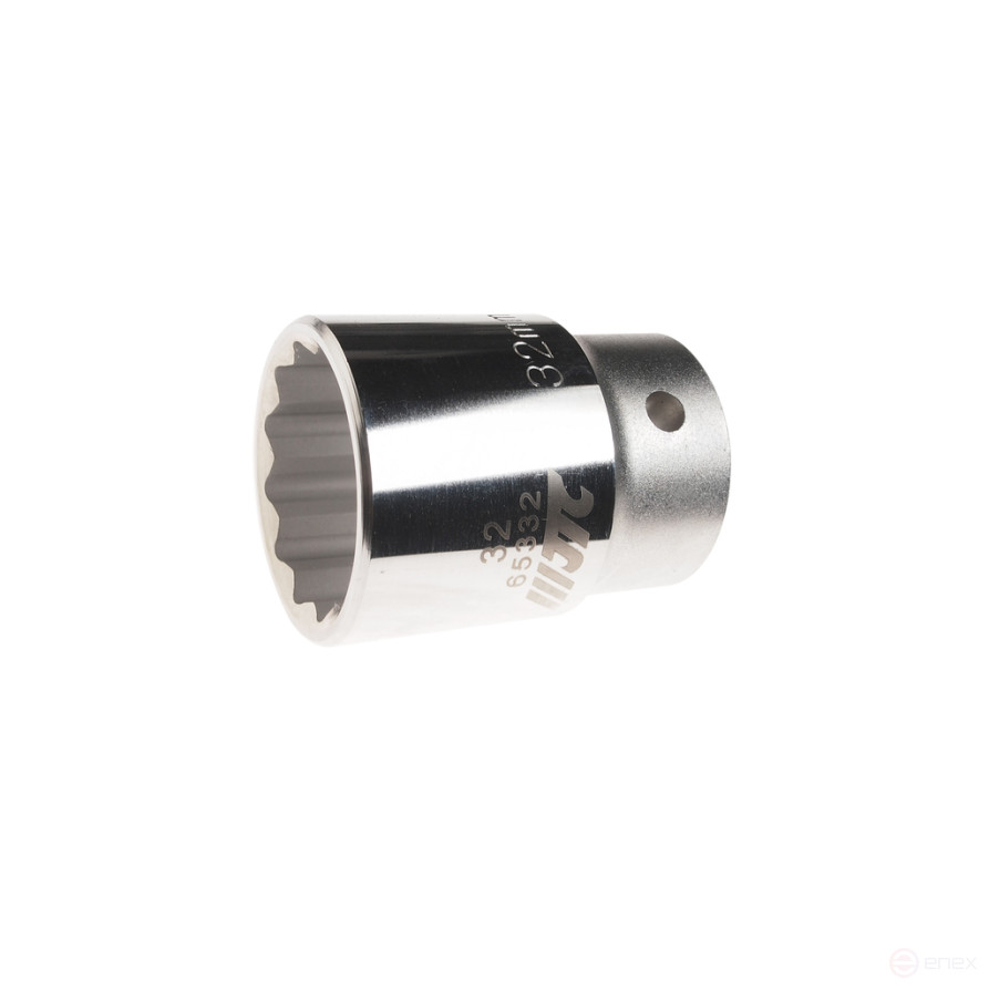 Головка торцевая 3/4" 32мм 12-ти гранная L=56мм JTC