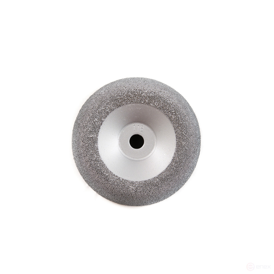 NS118 Rough hemisphere, Ø88.9x38.1mm, AH 9,5mm, 170 Grit