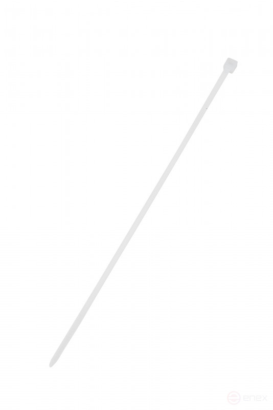 WRline WR-SHN-25-150W Стяжка-хомут 2,5х150мм, кабельная нейлоновая 6,6, неразъемная, цвет белый (100шт)