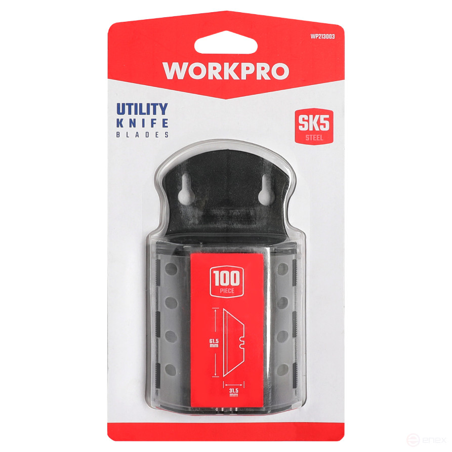 SK5 100 pcs Blades for Universal Knife WP213003 WORKPRO