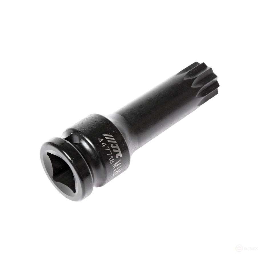 Бита-головка 1/2" SPLINE М18 ударная L=78мм JTC