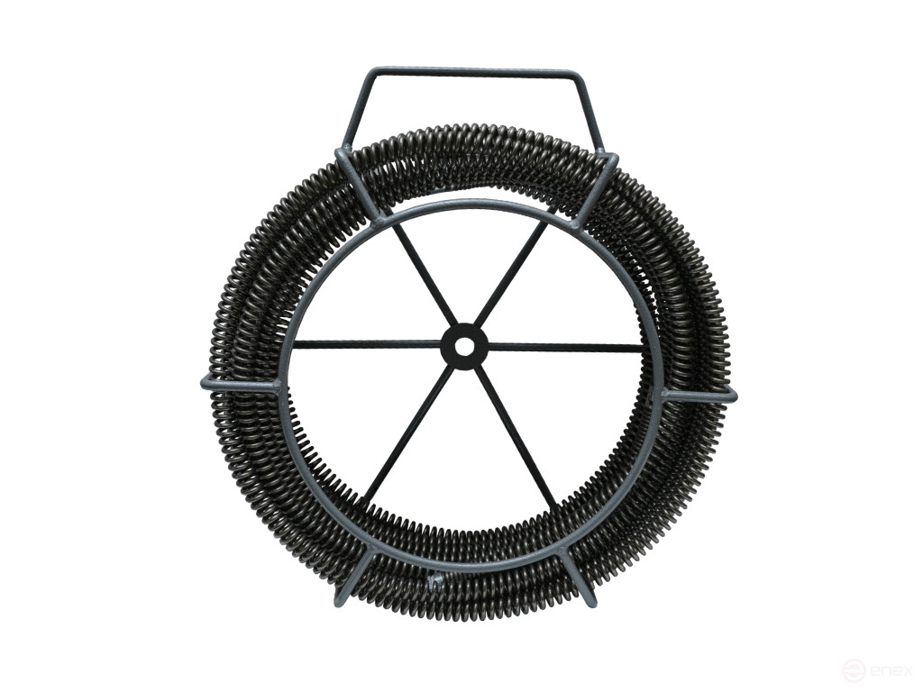 Комплект прочистных спиралей VOLL СТАНДАРТ диаметром 22 мм*4,5 м - 5 шт., на барабане