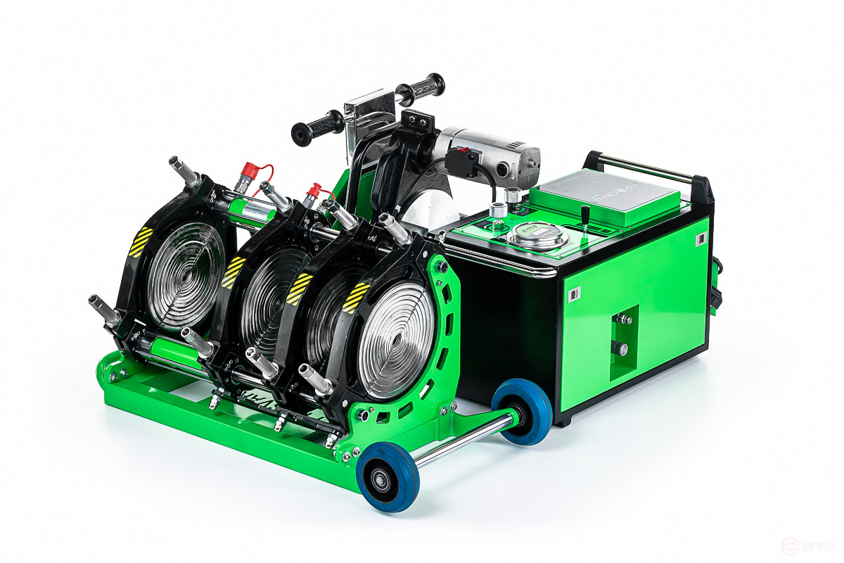 The device for butt welding of HDPE pipes PROSVAR With 250 PLUS