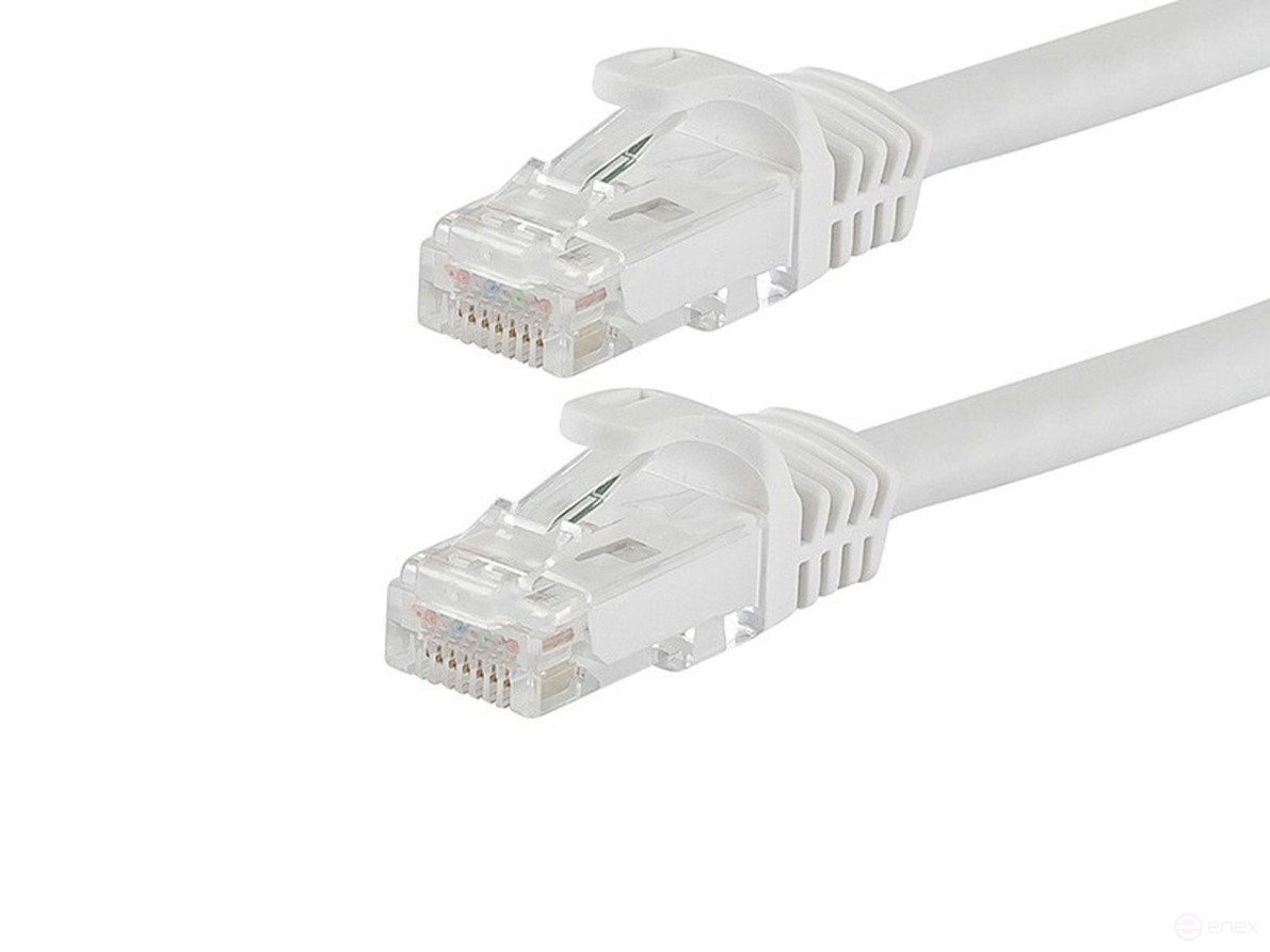 Ripo UTP4 Cat 6 Patch Cord, RJ45, 0.5 m (white) cast