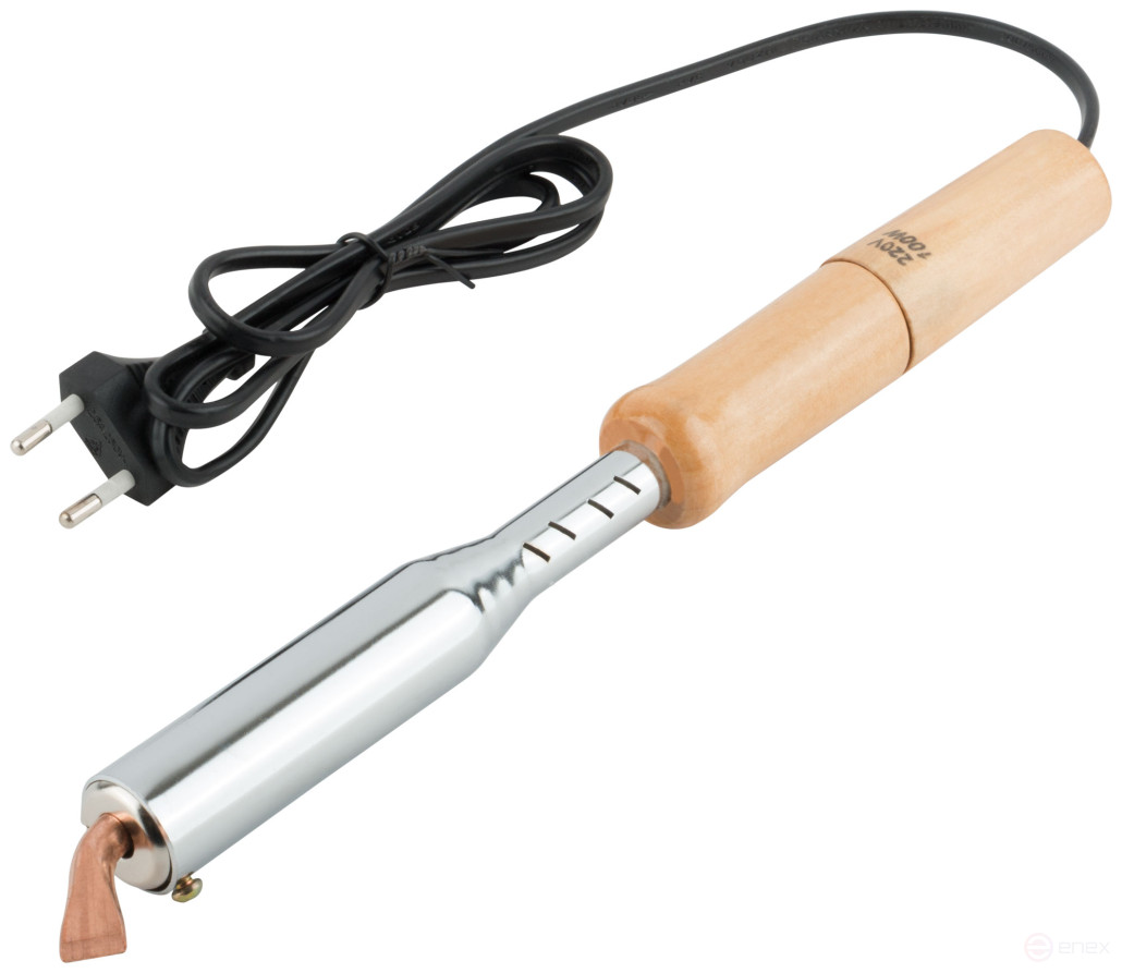 Паяльник деревянная ручка 100 Вт
