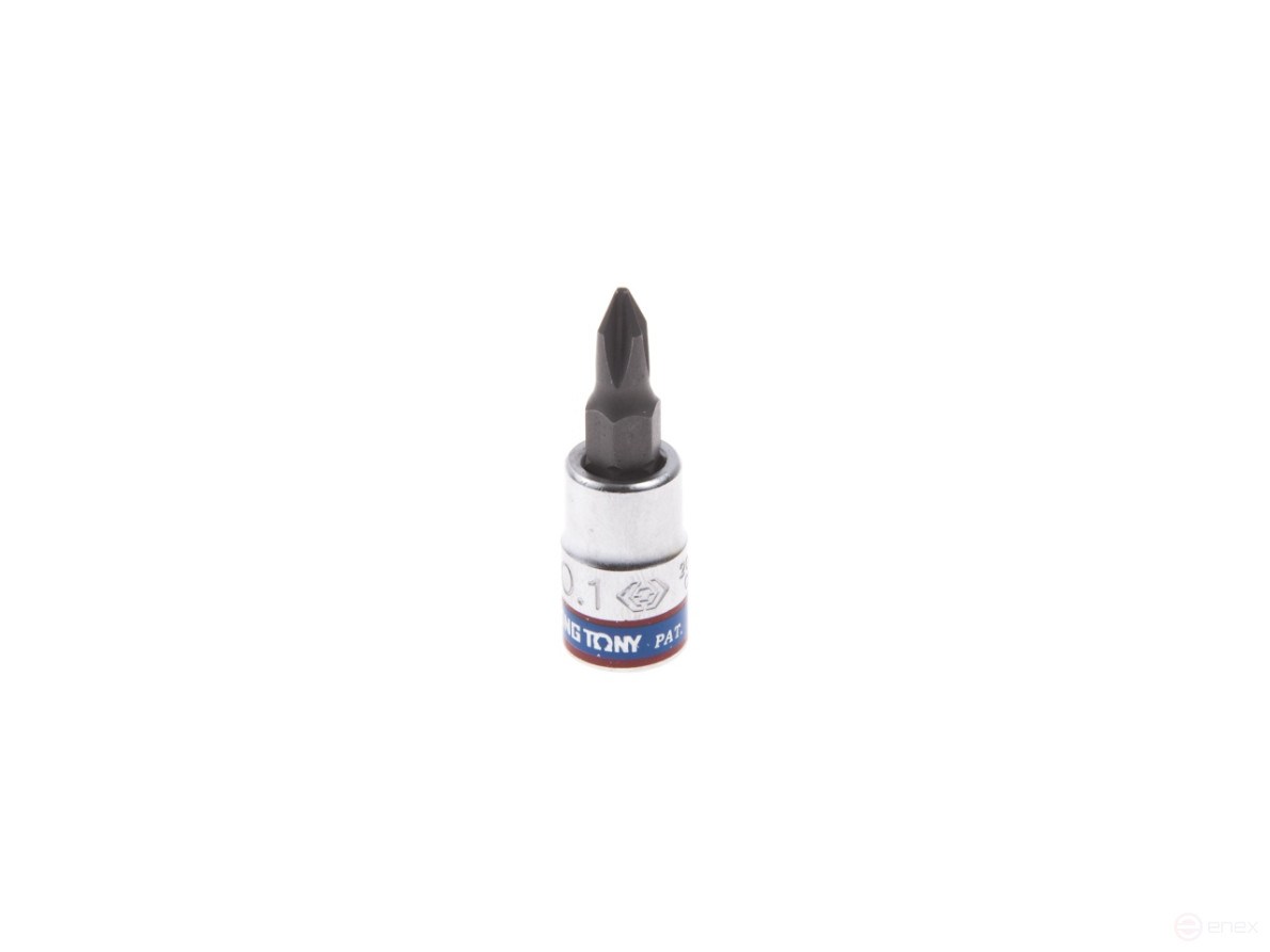 Насадка (бита) торцевая 1/4", Phillips, PH1, L = 37 мм KING TONY 203101