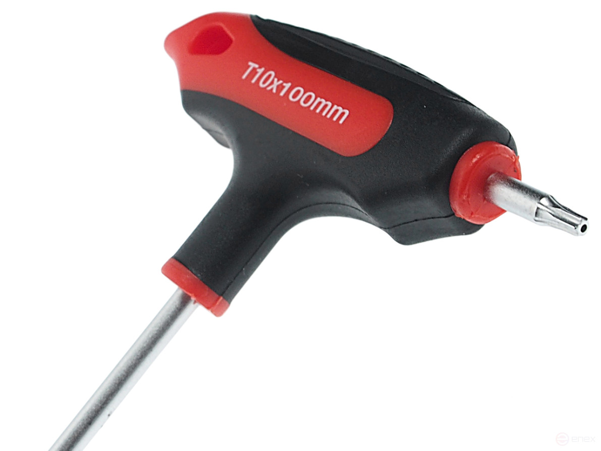 Ключ TORX Т-образный T10H с отверстием JTC