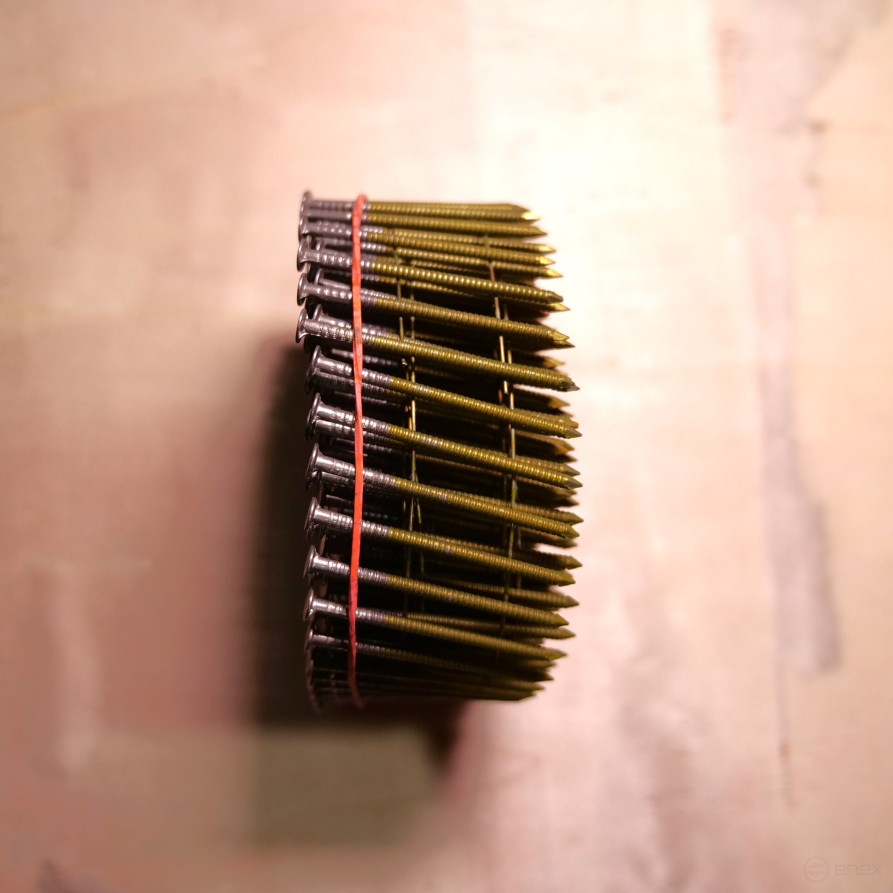 CNW drum nails on wood (2,5*50 mm, BKRi, ring, 9000 pcs/pack)