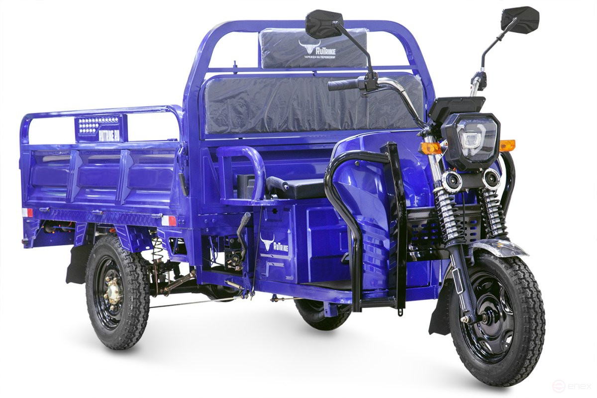 Грузовой электротрицикл Rutrike D4 1800 60V1200W, черный