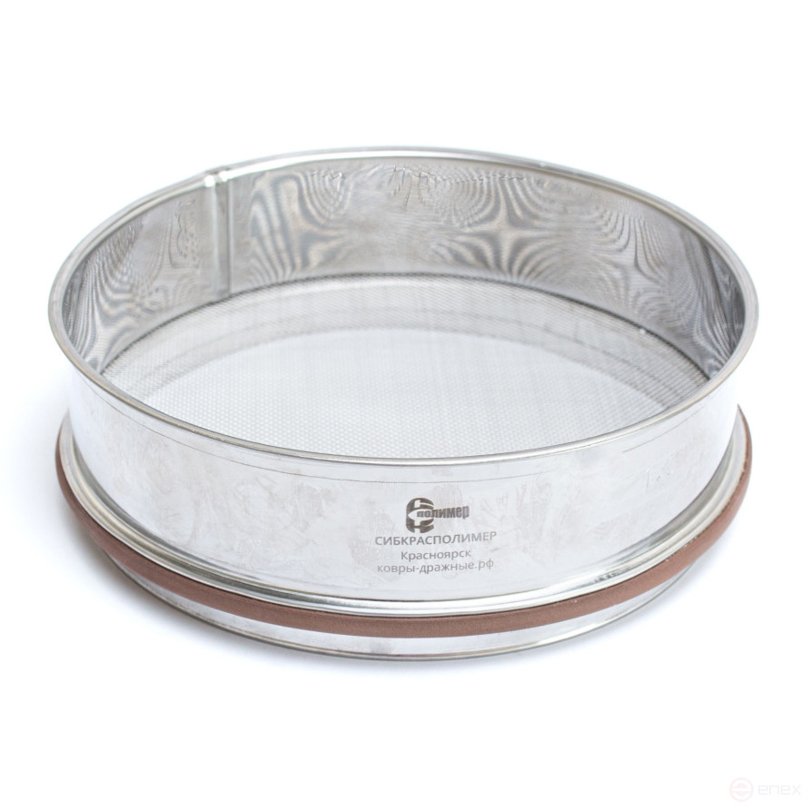 Сито лабораторное 200x50 мм, ячея 1,0 мм, нержавеющая сталь