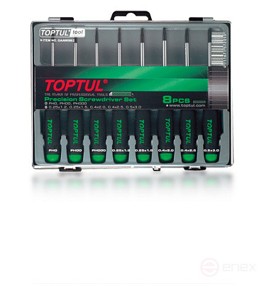 Set of screwdrivers for electronics 8 pieces TOPTUL