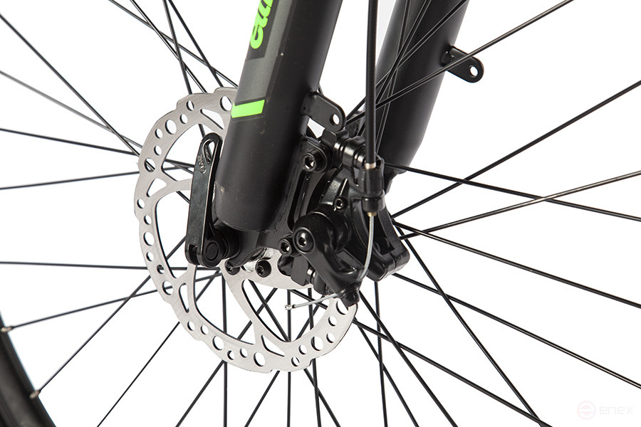 Велогибрид Eltreco Walter Черно-зеленый-2502