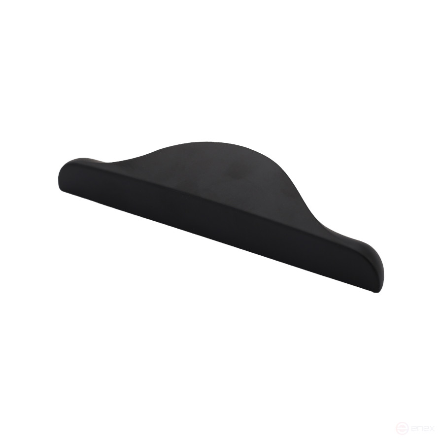 Handle metal bracket met. METAX 128, matte black, AKS