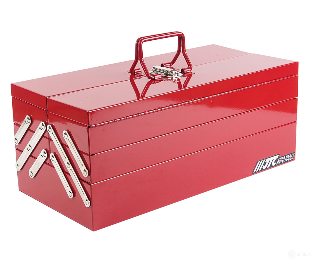 A set of 108 tools 1/4",1/2" in a portable tool. box 535x258x225mm (5 trays) JTC