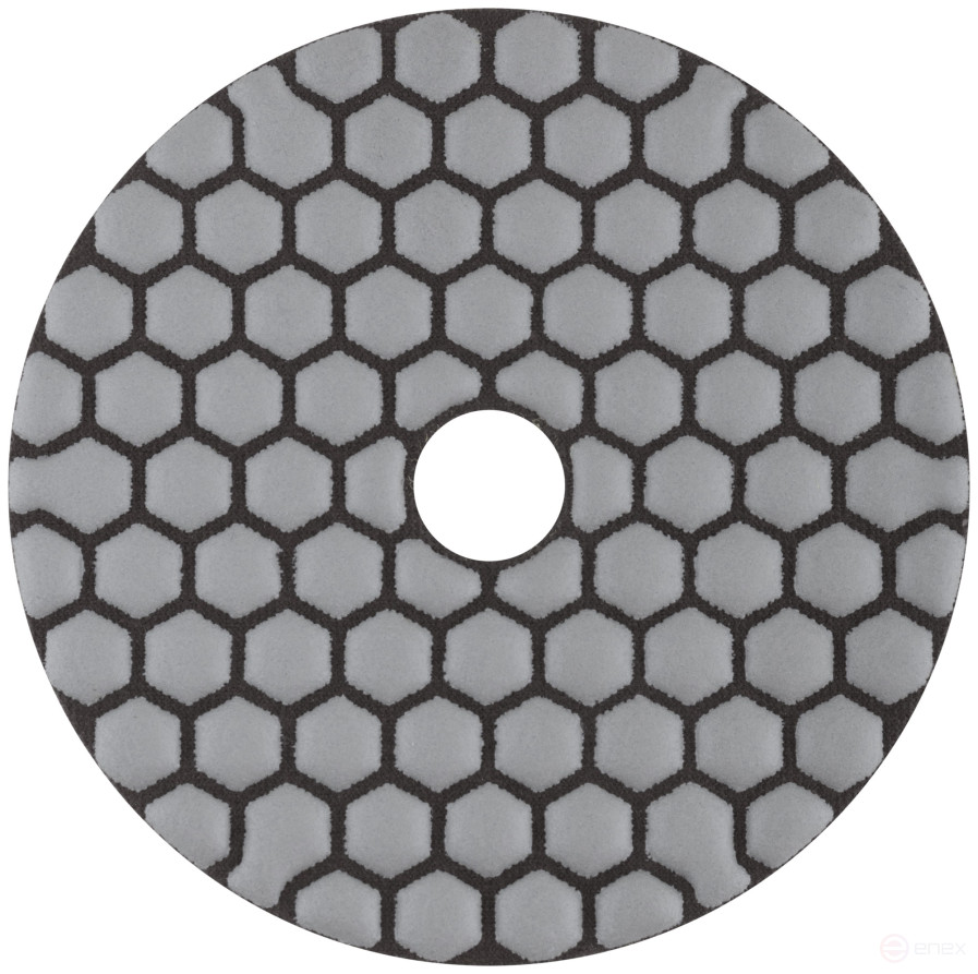 Diamond flexible grinding wheel AGSHK (Velcro), dry grinding, 100 mm, P 100