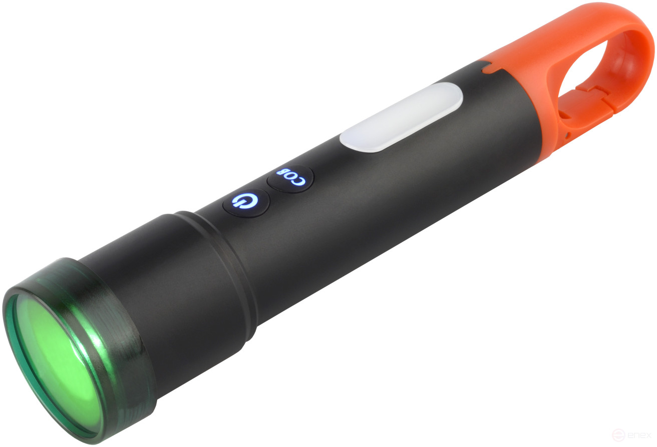 Фонарь светодиодный универсальный фокусируемый 600Lm Li-ion 1200mAh (АвтоDело) 44361