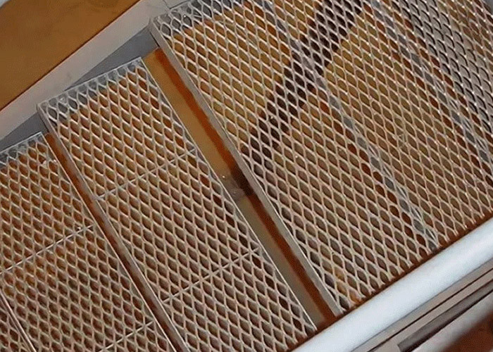 All-metal prosechno-exhaust mesh 20x10; 1x6. 4 rolls