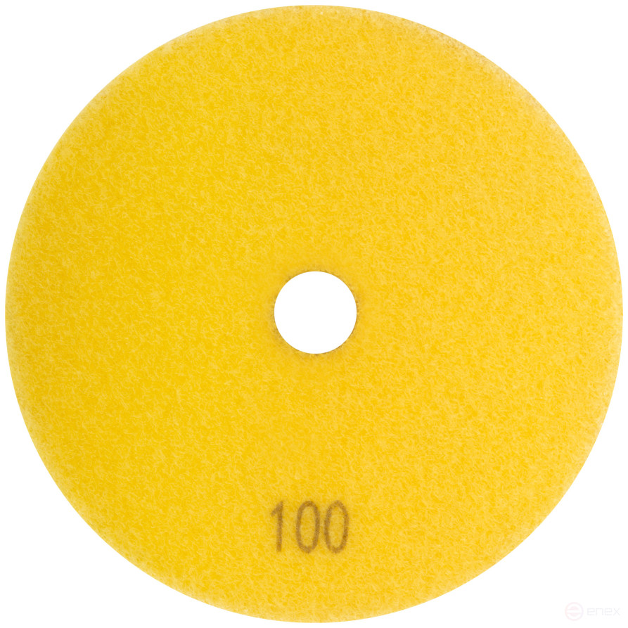 Diamond flexible grinding wheel AGSHK (Velcro), wet grinding, 125 mm, P 100