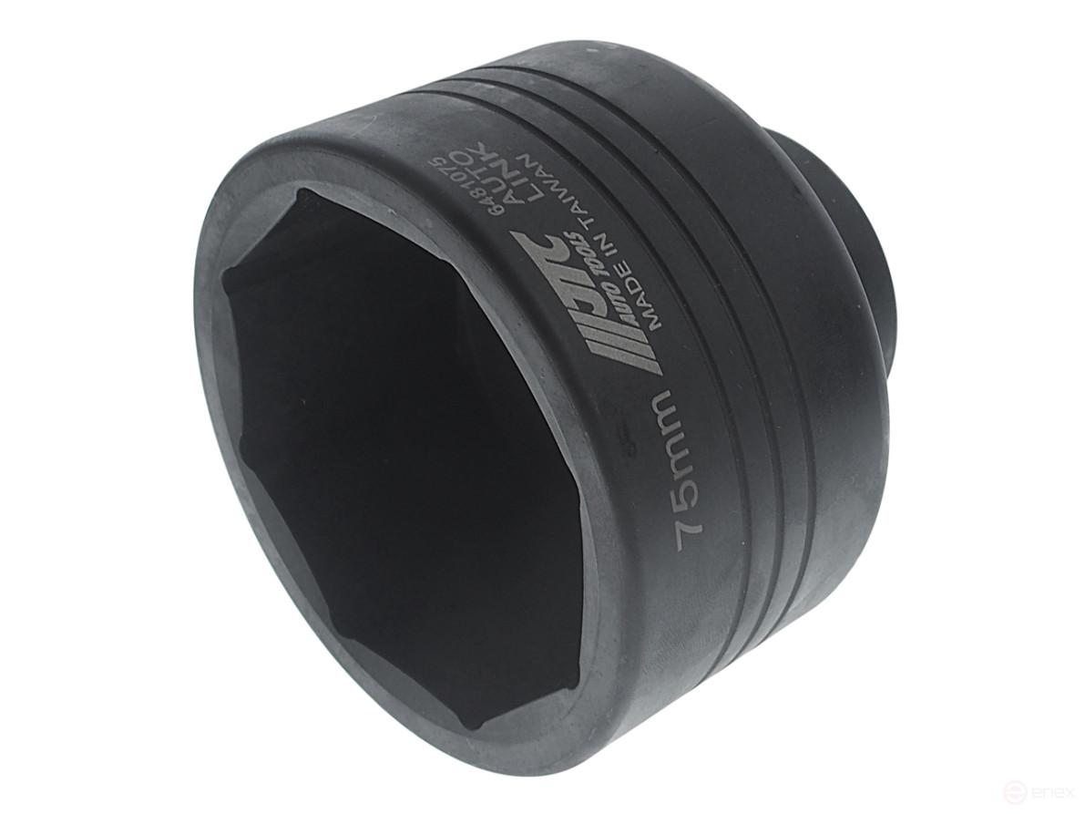 Головка торцевая 3/4" 75мм 8-ми гранная ударная L=81мм JTC