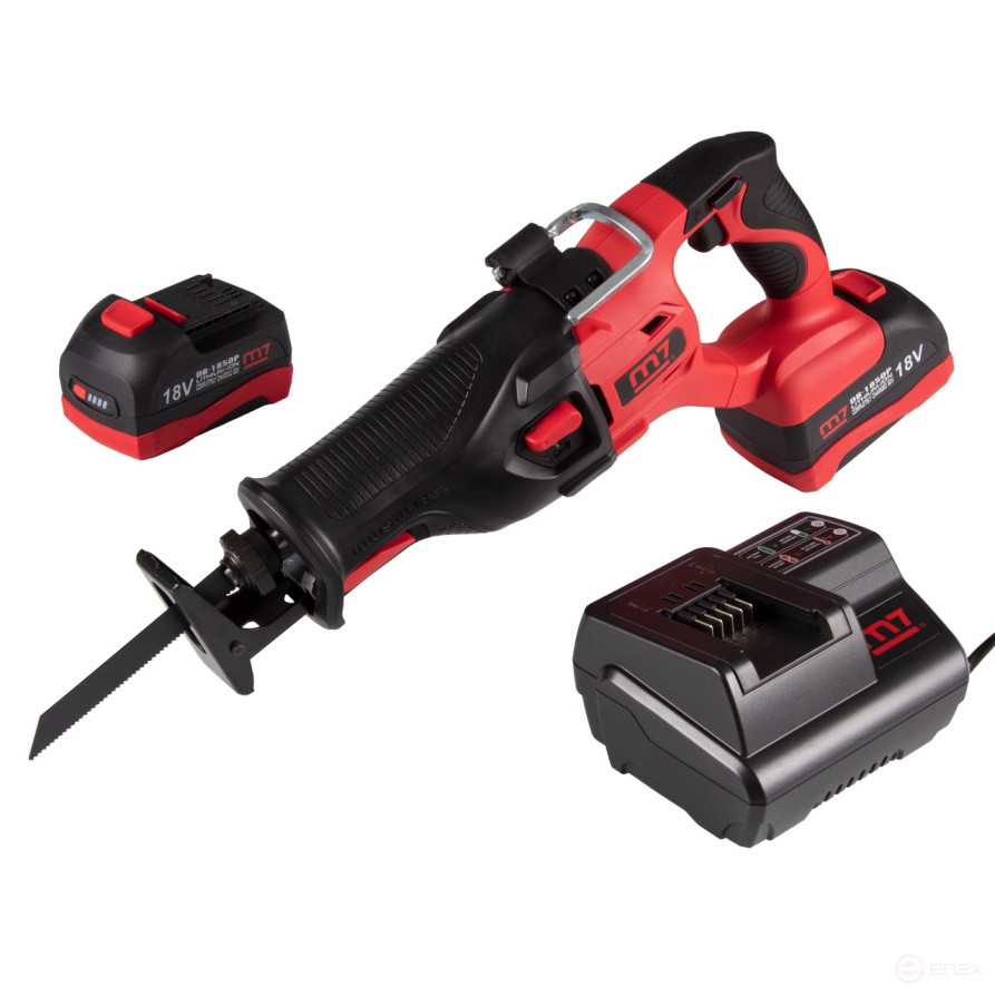MIGHTY SEVEN Reciprocating cordless saw 18 V, 4 items