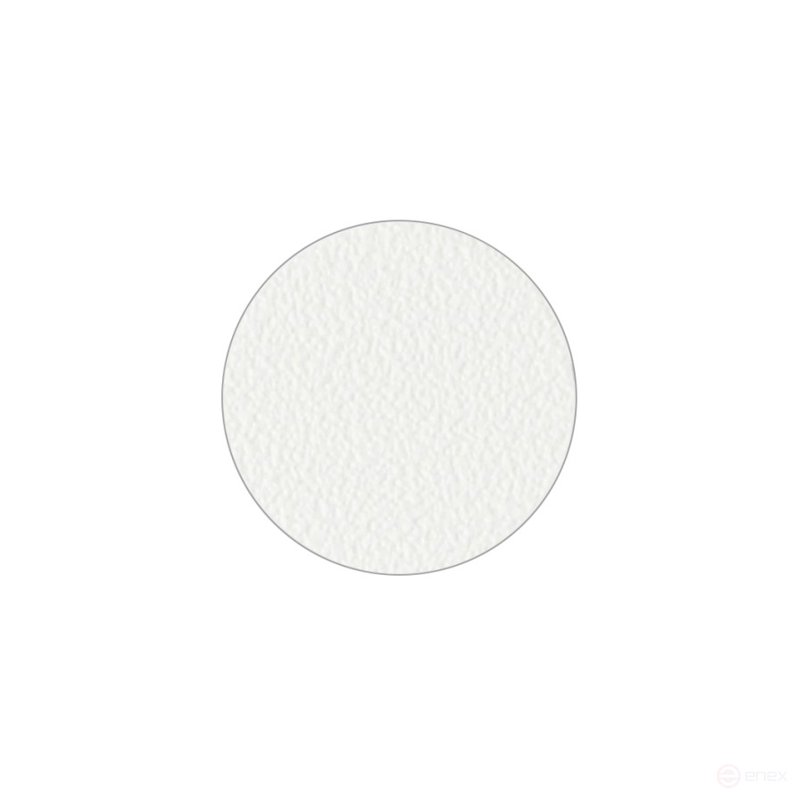 Заглушка самоприлипающая к эксцентрику белый шагрень (02) AKS (лист-70шт.)