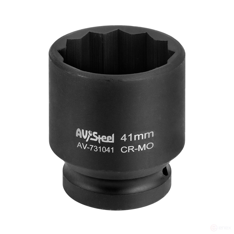 Головка ударная 3/4" 12-гранная 41мм "AV Steel" AV-731041