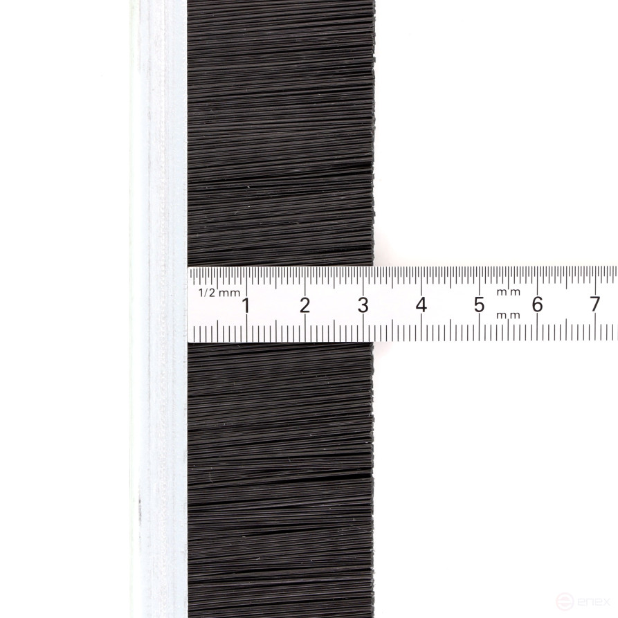 Strip brush under the gate 2500*40*8 , pile height 32 mm PPL black 0.50 (EB-1166)