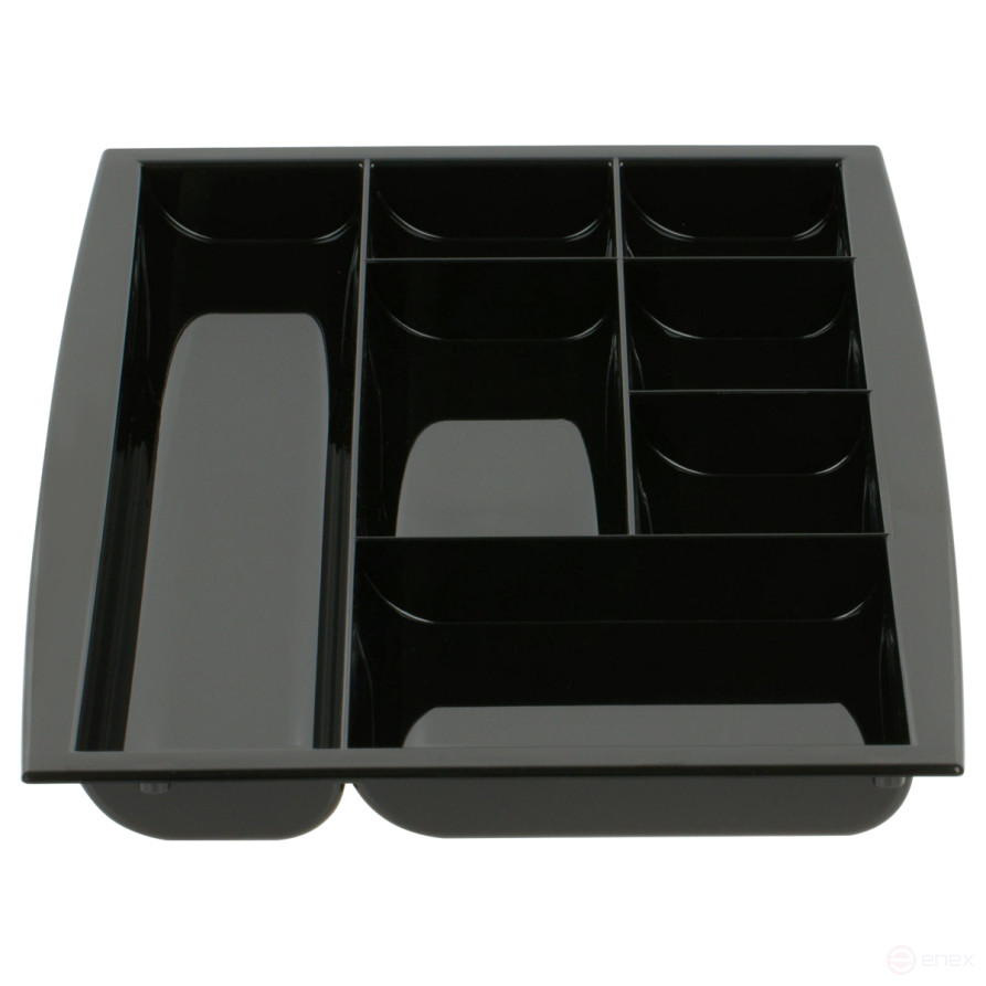 Настольная подставка СТАММ "Field", полистирол, черная