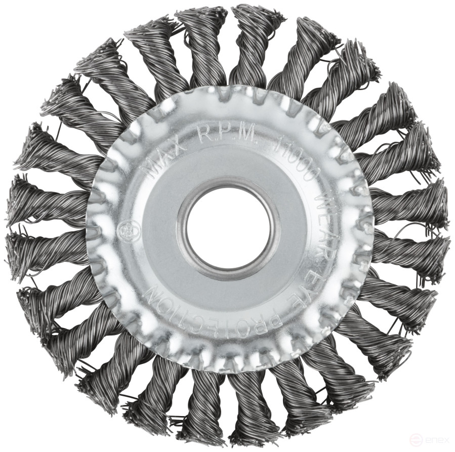 Straight disc corkscrew, seat diameter 22.2 mm, 125 mm twisted steel wire