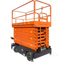 Self-propelled scissor lift GROST Tower Drive 500-11 (13m) with extendable platform