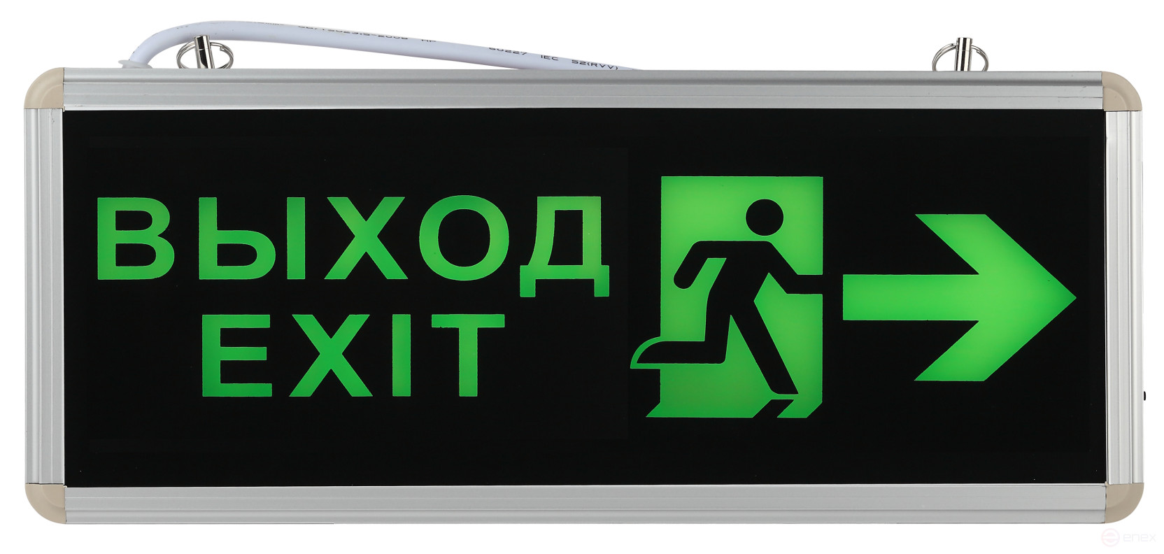 Emergency lamp ERA SSA-101-3-20 LED 3H 3W OUTPUT-EXIT-HUMAN-ARROW two-way
