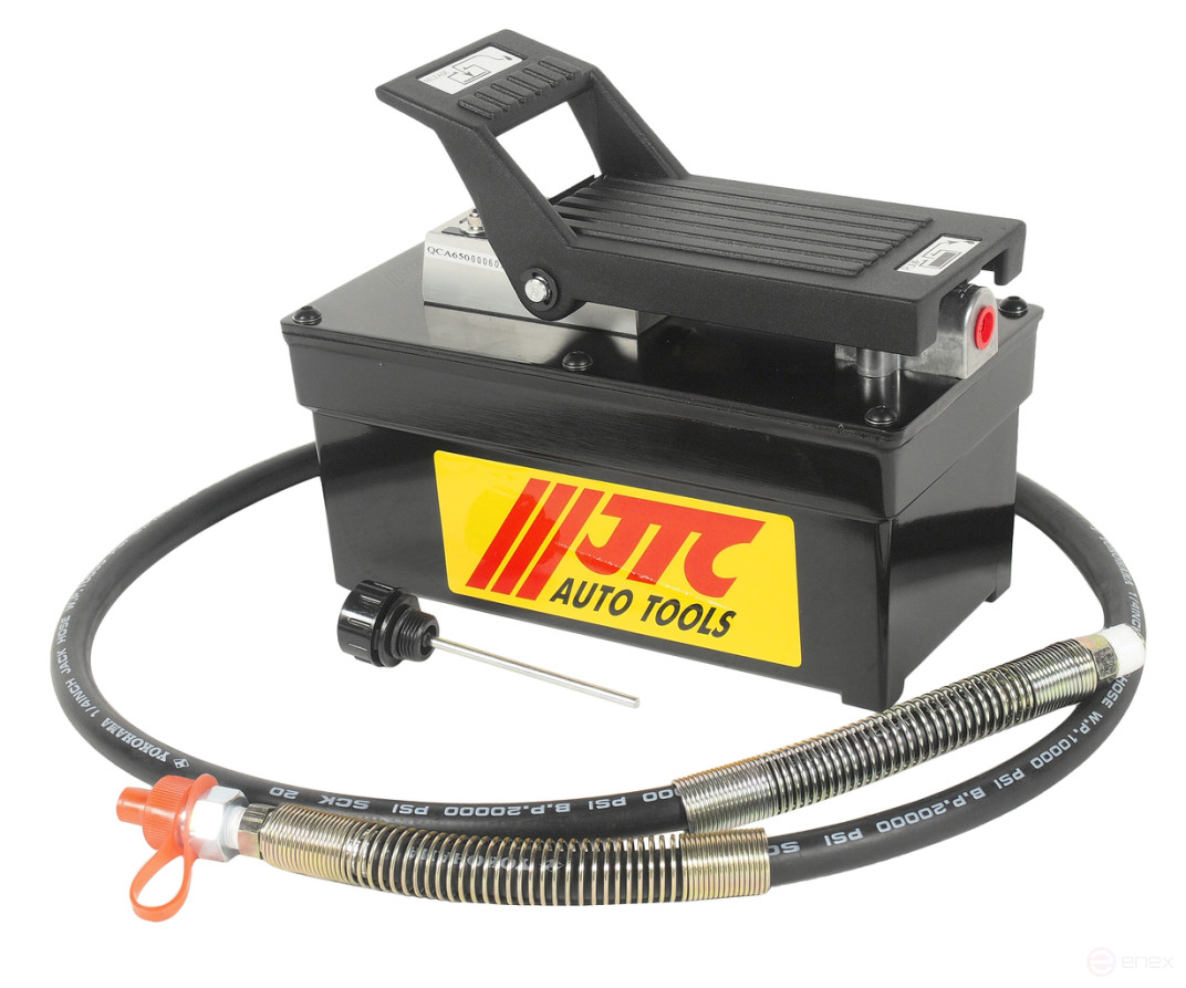 Насос гидравлический пневматический 257х127х204мм, 1600см³. JTC