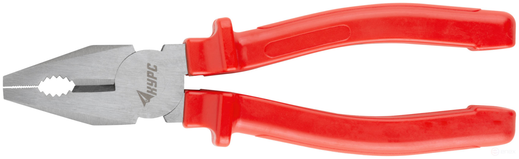 Плоскогубцы комбинированные "Лайт", пластиковые ручки, полированная сталь 200 мм