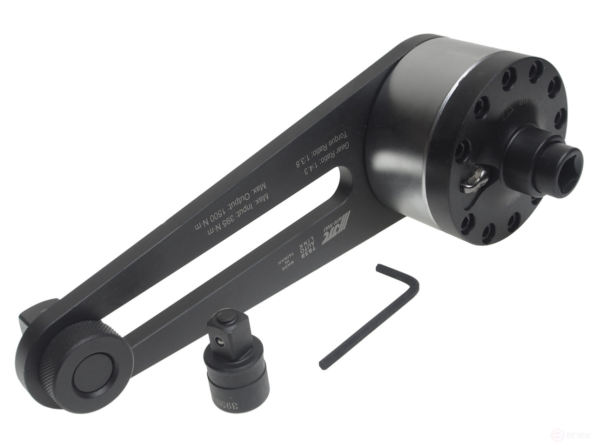 Мультипликатор 1/2"F x 3/4"M для усиления крутящего момента до 1500Нм JTC