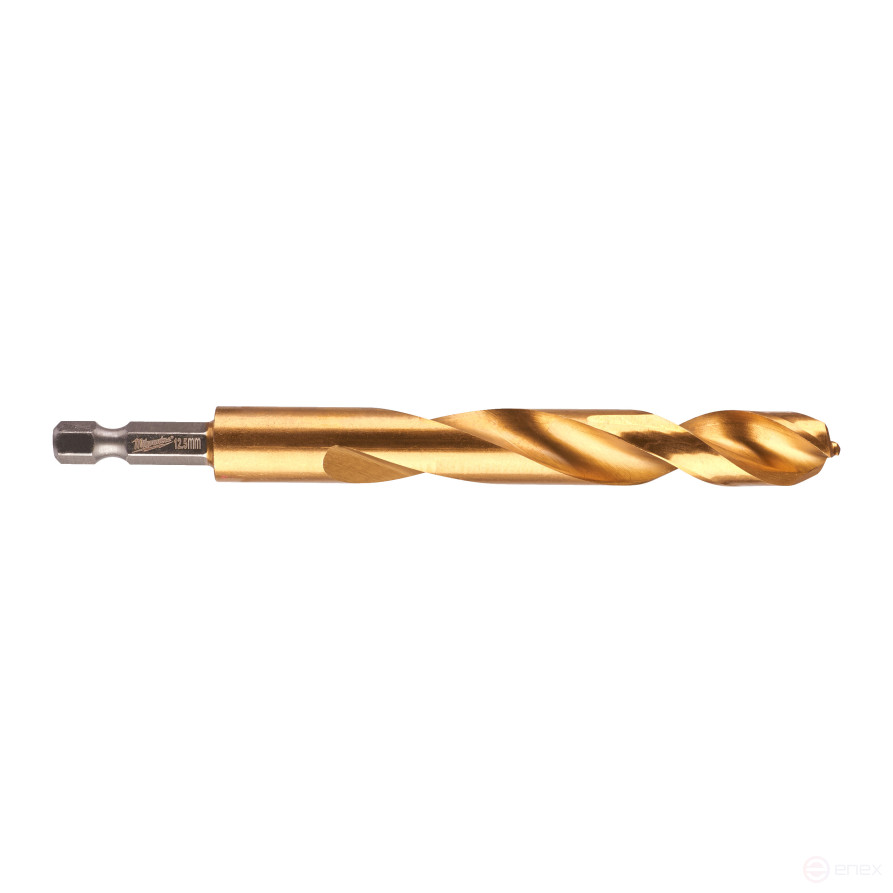 Metal drill bit RedHEX™ HSS-TiN 12.5mm
