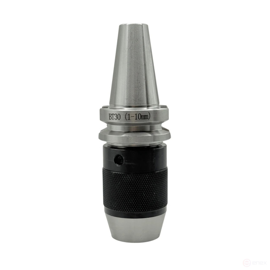 Self-locking drilling chuck PSS 10 (1.0-10.0), with shank BT30, type BT30-APU10-80 TORNERI T027210