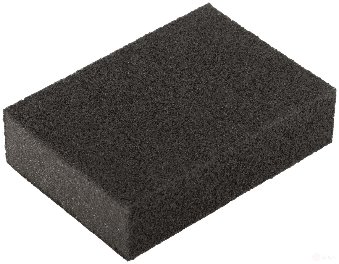 Aluminum oxide grinding sponge, 100x70x25 mm, P 60