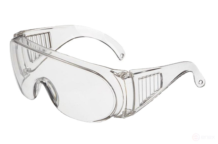 Safety glasses open, transparent, professional, Cheglock (50)