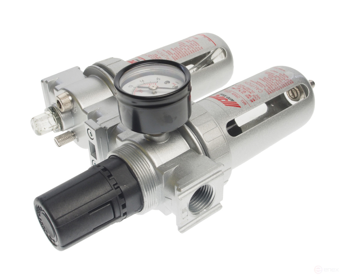 Air treatment unit (lubricator,dehumidifier) 1/2" metal. the switch. 215PSI 3000L/min. 150ml JTC