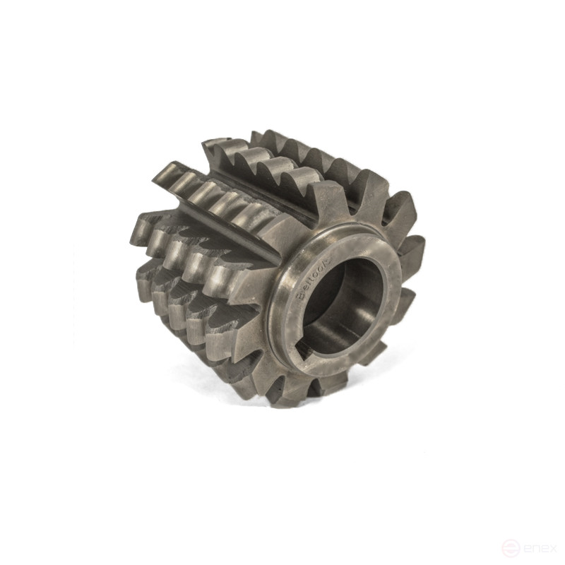 Screw milling cutter for sprocket teeth t=9.525 dp=5.08 B P6M5 (2523-0134) 71x56x27 (2gr.45 min.) 4162 Z=12 isp2 Beltools