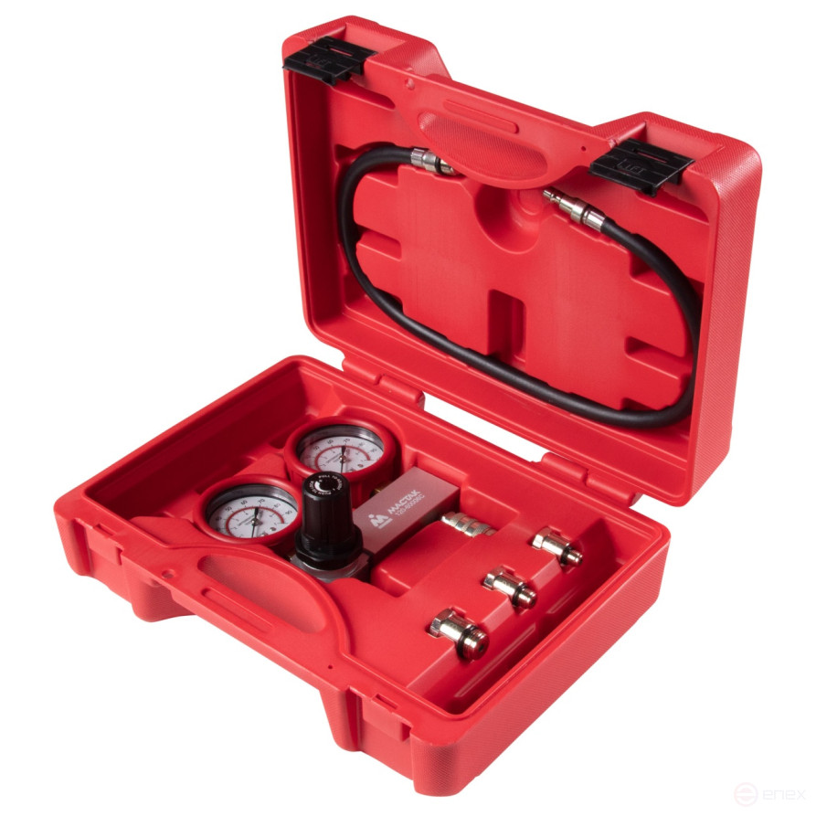 Pressure gauges for checking the CPG of gasoline engines, case, 6 items MASTER 120-60006C