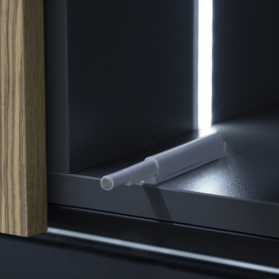 Push-to-open mechanism magnetic tip patch grey AKS TYPE B