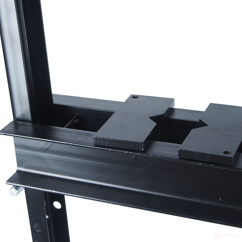 ER-40012 hydraulic floor press 12t with manual drive and pressure gauge (stroke 135mm, working range 90-858mm) EUREKA /1 NEW