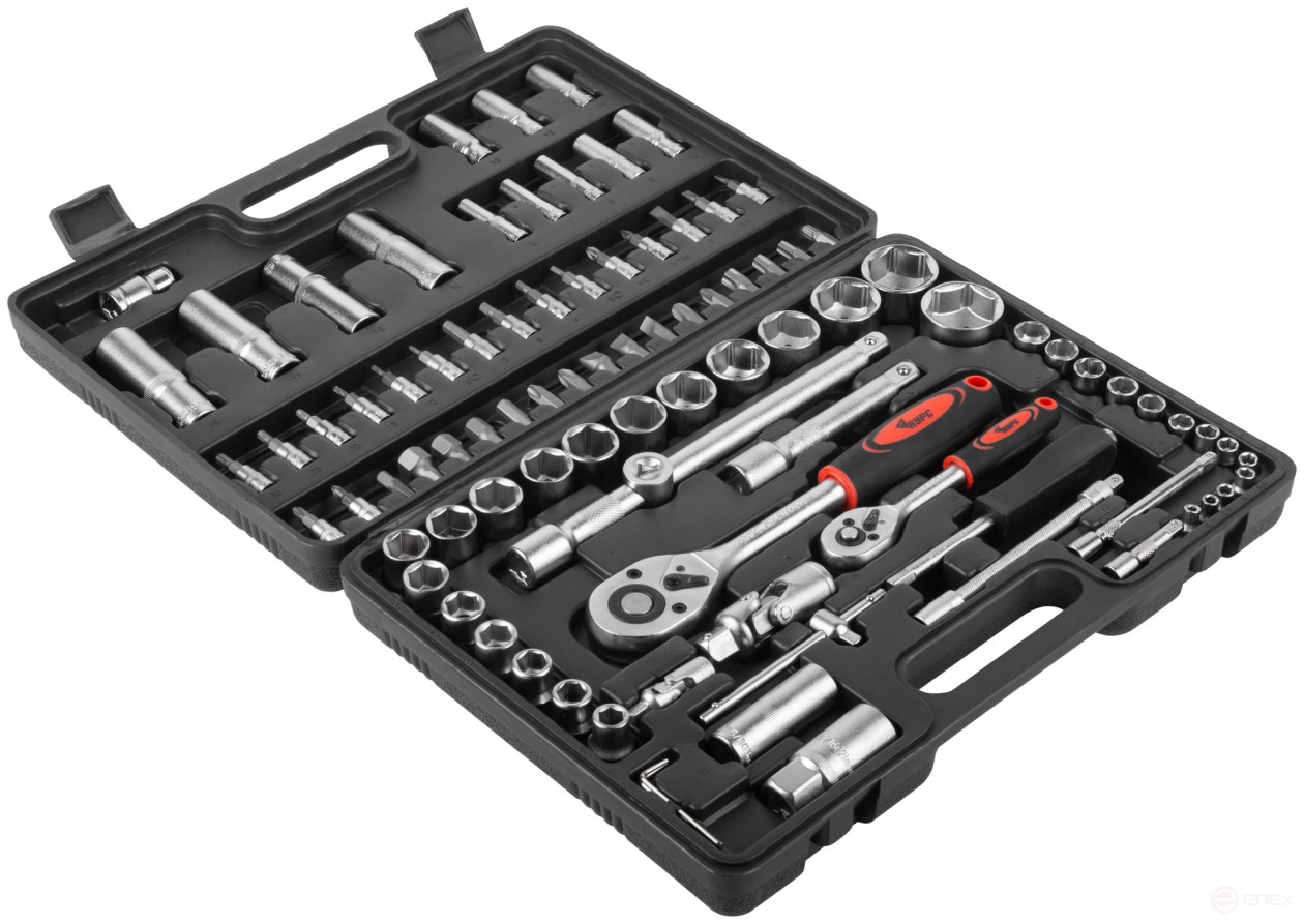 Car Tool Set 94 pcs. CrV 1/2"+1/4"