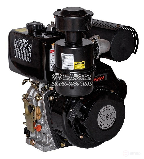 Двигатель Lifan Diesel 192F, конусный вал