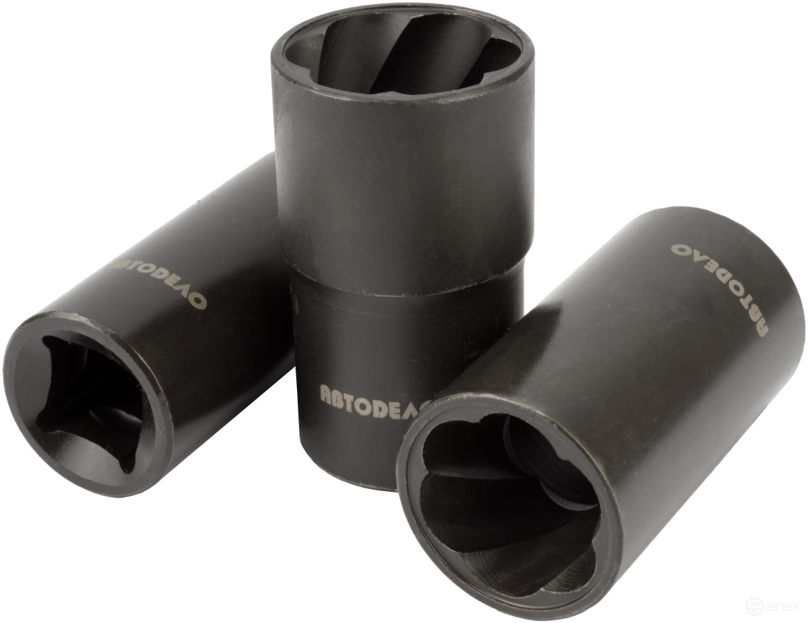 Головка ударная *22 (DR1/2") для поврежденного крепежа (АвтоDело) 40563