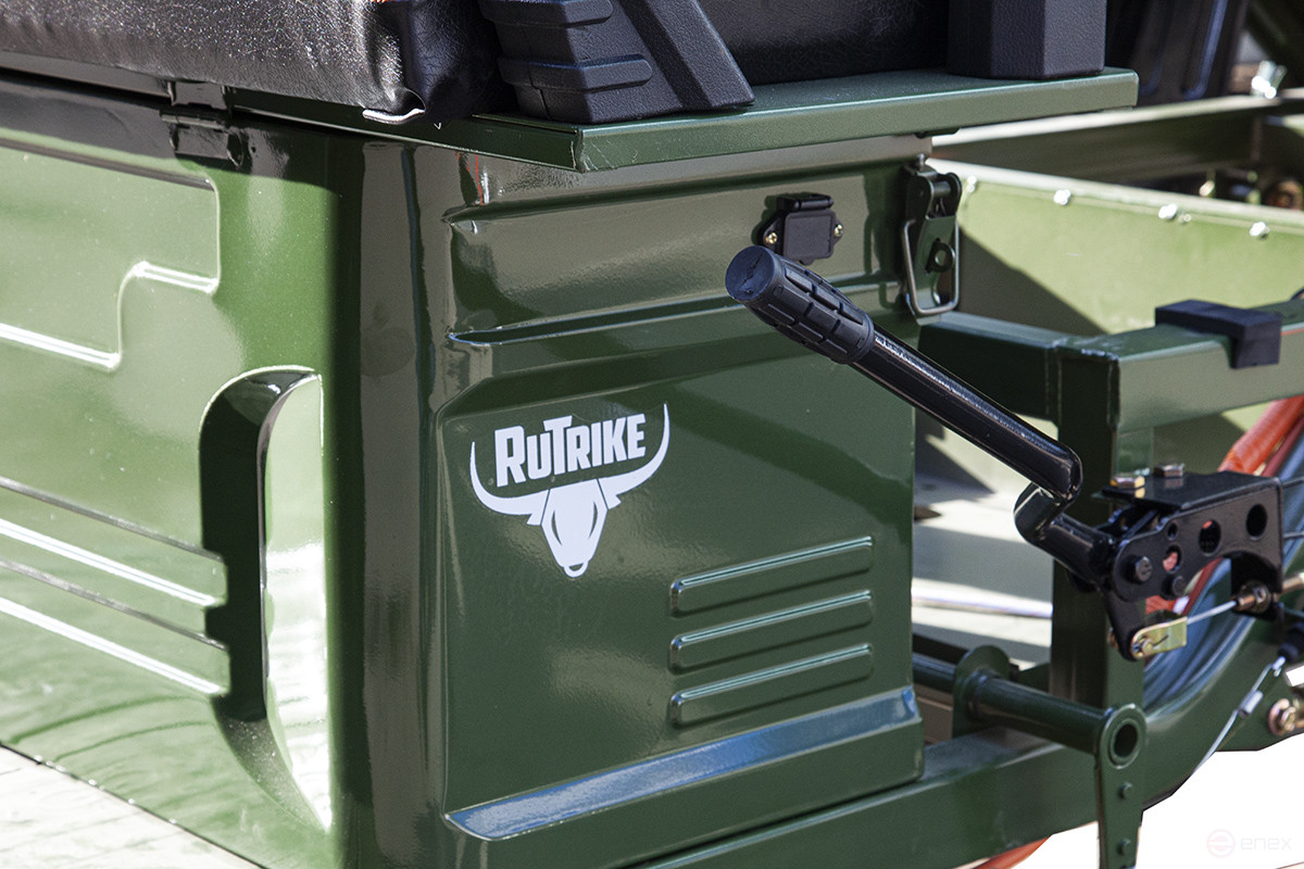 Cargo electric tricycle Rutrike Voyage K 1300 60V800W, dark blue