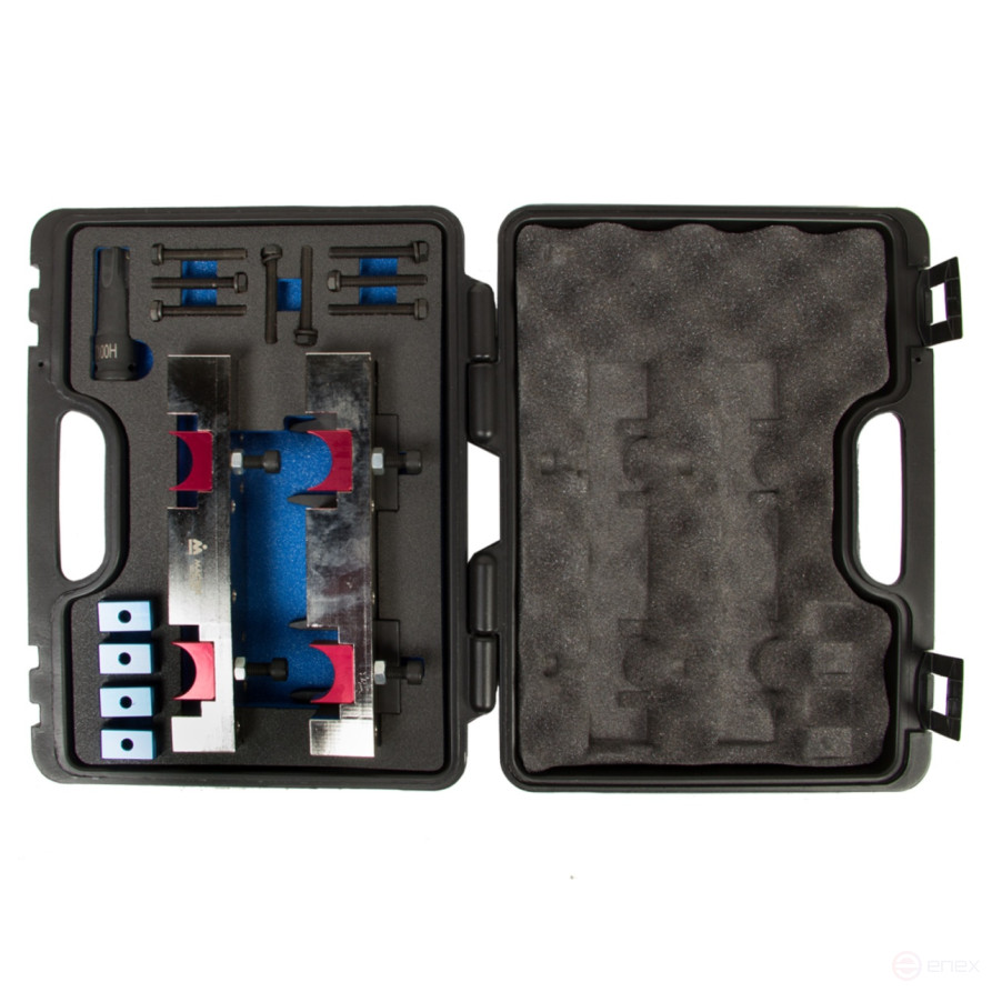 Camshaft / crankshaft locking kit, MB, case, 15 items MASTAK 103-21315C